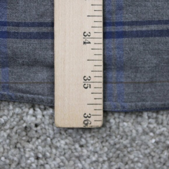 GANT Shirt Mens XLT Gray/Blue New Haven Oxford 100% Cotton Long Sleeve Button - Picture 12 of 13